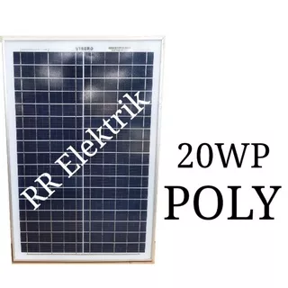 Panel Surya Solar Cell Solar Panel Visero 20wp Polycrystalline 20 Wp Poly