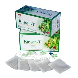 Rossen T Slimming Detox Tea Teh Hijau Herbal Pelangsing Mengurai Racun
