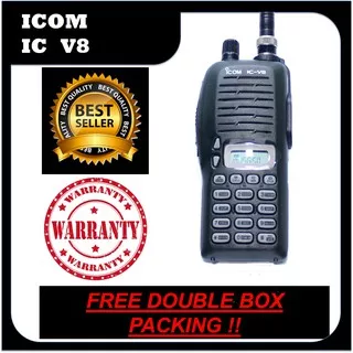 Ht ICOM V8 Baru / Handy Talky Icom V8 Single Band VHF / Radio Komunikasi Icom V8 Garansi 1 Tahun