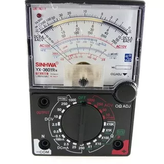 Multimeter Avometer analog Multitester + kabel tester sinhwa YX-360TRn