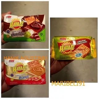 Hatari Malkist Crackers Chocolate/Peanuts/Cream Crackers 115gr / Rasa Cokelat / kacang / Cream