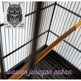 tangkringan burung kayu jati ulir. kayu tangkringan