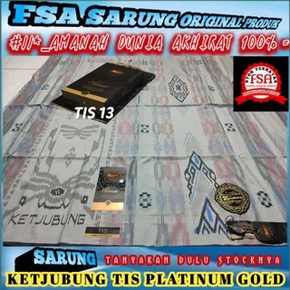 Sarung ketjubung kecubung platinum Gold bukan silver motif DPK TIS DIS JSG DPS GSI