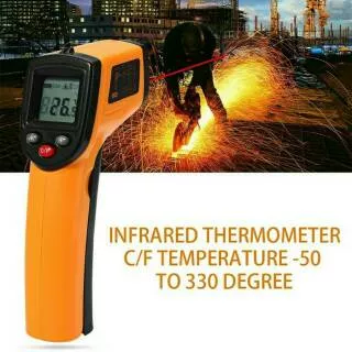 Alat pengukur suhu panas termometer gun infrared sensor digital laser