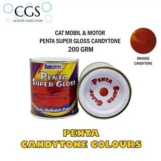 Cat CANDYTONE ORANGE Penta 200 gram - cat candy orange - cat oren candy - cat orange candy - cat penya candy orange - cat penta candy tone - penta super gloss candy orange - penta super gloss candy tone - penta gloss orange candy - cat candytone orange