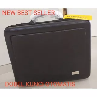 BRIEFCASE PRESIDENT FIBER 18IN& 20IN ORIGINAL KOPER DOKUMEN TAS KANTOR TERMURAH TERLARIS FREE DOS DOBEL