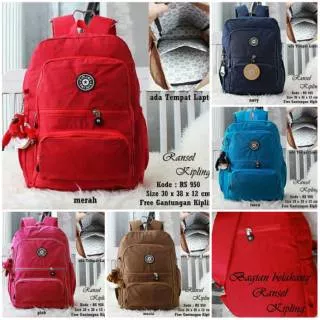 (COD) Tas Kipling Ransel MD951 Unisex | Backpack Fashion | Tas Sekolah Kerja | Tas Laptop