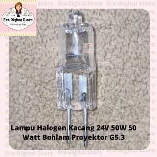 Lampu Halogen Kacang 24V 50W 50 Watt Bohlam Proyektor G5.3