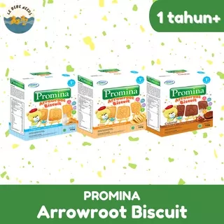 Promina Biskuit Arrowroot Biscuit 110 gram 1 Tahun+ Arrowroot Keju - Susu - Coklat - Snack Biskuit Cookies Bayi