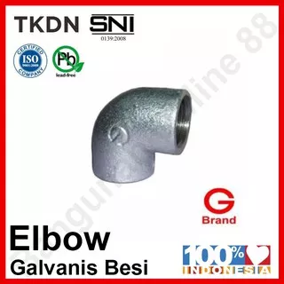 Keni Besi Knie Galvanis 1/2” inch G Brand Elbow Besi Knee 90 deg