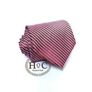 Houseofcuff Dasi Neck Tie Slim Polos Wedding Best Man PURPLE DARK LIST TIE