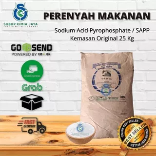 SAPP Sodium Acid Pyrophosphate / Perenyah Gorengan / Tepung SAPP Food Grade 25 Kg / 1 zak