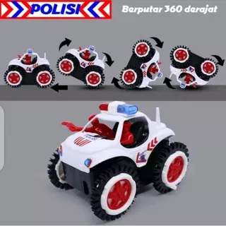 mobil mobilan - mainan mobil mobilan - mobil mobilan anak - jungkir balik mobil polisi - JEPP