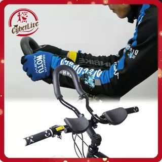 Handlebar Relaxing MTB Arm Rest TT Handlebar Sepeda Stang Aerobar Rest Bar TT Handlebar Time Trial Triathlon