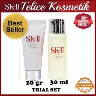 SK-II/SK2/SKII Paket Trial Basic Pemula FTE 30ml+Gentle Cleanser 20gr