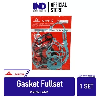 P5-Gasket Perpak-Fullset-Topset Paking-Packing Full-Top-Set Vixion Lama-Old Merk Asta