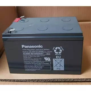 Aki Baterai Kering Panasonic 12V 12Ah Original Bersertifikat LC-VA1212