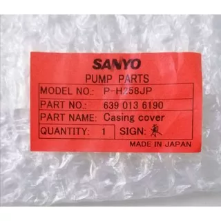 Spare Part Pompa Air Sanyo Casing Cover PH-258JP / PH 258JP