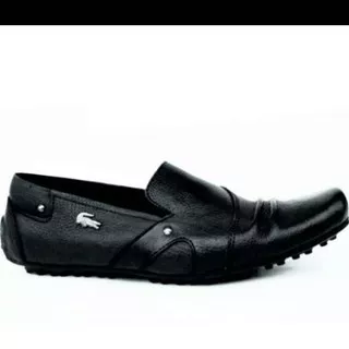 ??BEST SELLER?? Crocodile Men Wringkle Black Sepatu Slip On Slop Casual Santai Jalan Hangout Murah