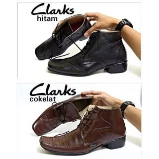 SEPATU PANTOFEL FORMAL PRIA BRANDED CLARKS KULIT ASLI KERJA COWOK KANTORAN RESMI DINAS