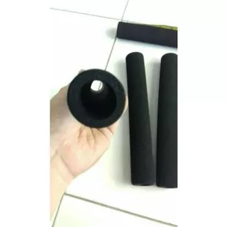 Spons Busa Stang Hand Grip Handgrip Hanfat Busa Hitam Sepeda Balap Sepeda Motor NEW PROMO