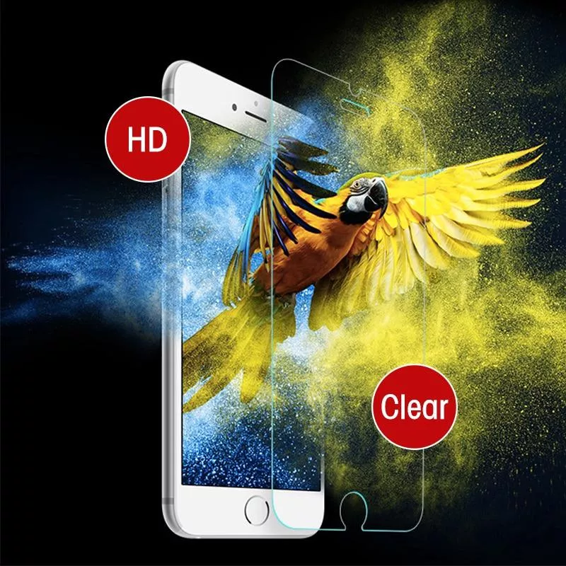 iPhone 12 Pro Max Film Pelindung Layar Tempered Glass 9H untuk iPhone 7 6 6S 8 Plus XS Max XR S flim iPhone 11 Pro Max