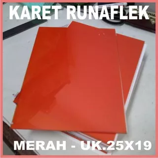 KARET RUNAFLEK WARNA MERAH