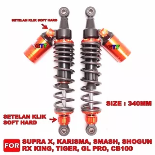 SHOCK ANSWER TABUNG MIRING UKURAN 340MM WARNA GREY