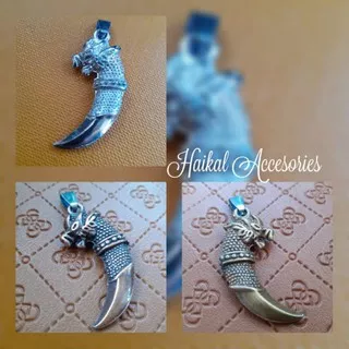 Bandul Kalung Model Taring Kepala Naga BK-675