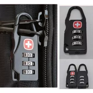 Gembok Kunci Koper padlock Travel Bag swiss gear army keychain Lock 02