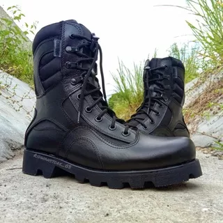 Sepatu PDL TNI Kulit Asli 100% PDL Boots TNI POLISI MILITER SECURITY Original Caanggo