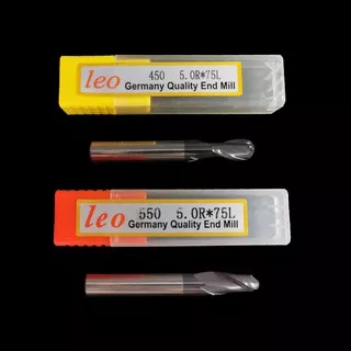 End Mill Carbide Leo Ball Nose 5mm / Flat 10mm HRC 45/55 75mm Long Shank 10mm CNC Milling Tungsten