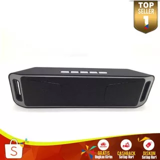 Speaker Bluetooth Megabass Stereo Pemutar Lagu HP Terbaru Speaker Musik Mini Jangkauan Blutooth 10m