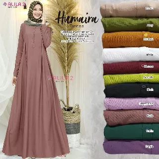 Humaira Dress Ory by Alila Dress Maxy | Maxi Dress | Suplier Hijab Solo | Grosir Hijab Solo