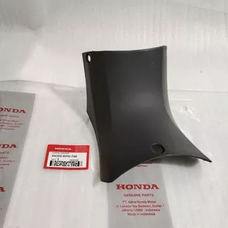 Cover Tutup Rangka legshield tengah Bawah Honda Supra X 125 Batman 2005-2013 - Karisma Hitam Ori