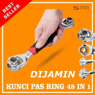 Kunci Ring Set Pas Universal Lengkap Serbaguna Multifungsi Perkakas Wajib Ring Pas Tekiro