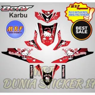 dekal beat karbu stiker decal beat karbu decal stiker beat karbu stiker motor beat karbu helo kity