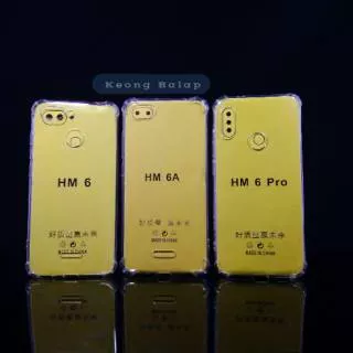 Case Anti Crack Xiaomi Redmi 6A 6 6 Pro Mi A2 Lite Casing Anti Bentur Silikon dan Acrylic