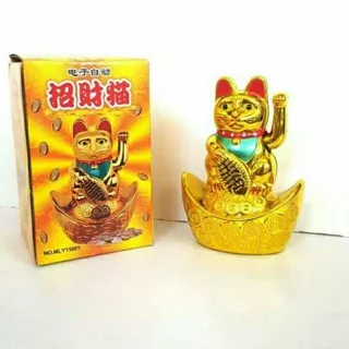 LUCKY CAT KUCING KEBERUNTUNGAN PAJANGAN KUCING HOKI KUCING REJEKI