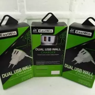 Charger Eastwin dual USB wall 2.1A