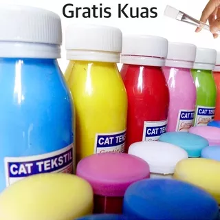 Cat Kain, Cat Sepatu, Cat Kulit, Cat Kanvas Premium, Cat Tekstil Cantiq(80ml) Cat Jeans, Cat Kaos, Cat Tas, Cat Suede, Cat Topi, Cat Sutra, Textile paint, Fabric colour, Cat Repaint Waterbased, Permanen, Waterproof, Awet, Anti luntur by Ganzel