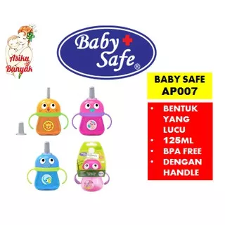 baby safe cup with straw ap007 | babysafe botol gelas mug cangkir minum bayi anak sedotan spout lati