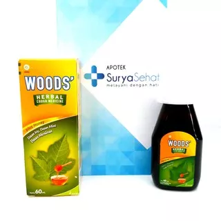 WOODS` HERBAL Plus Honey 60 ml / Wood`s / Wood`s / Sirup Obat Batuk Herbal