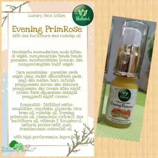 Evening primrose face lotion