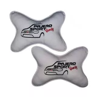 Bantal aksesoris mobil Pajero sport family 1