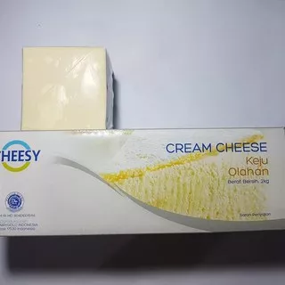 CHEESY Cream Cheese Repack 1kg Keju Krim Korean garlic Bread