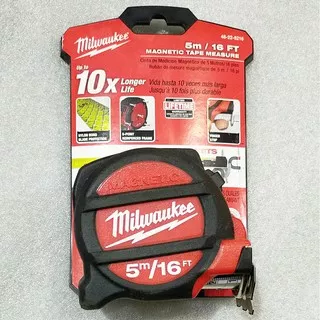 Milwaukee Meteran 5m (16ft) High Quality Magnetic Tape Measure Meteran Berkualitas