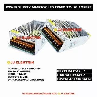 Power Supply Adaptor 12V Trafo 20A 240 Watt LED
