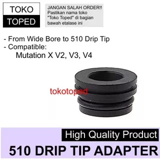510 Drip Tip Adapter For Mutation X V2, V3, V4 | adaptor RDA driptip