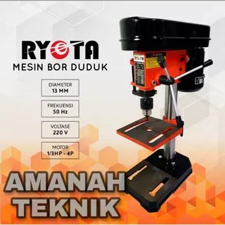 Bor duduk 13mm RYOTA berkualitas super Japan Technology